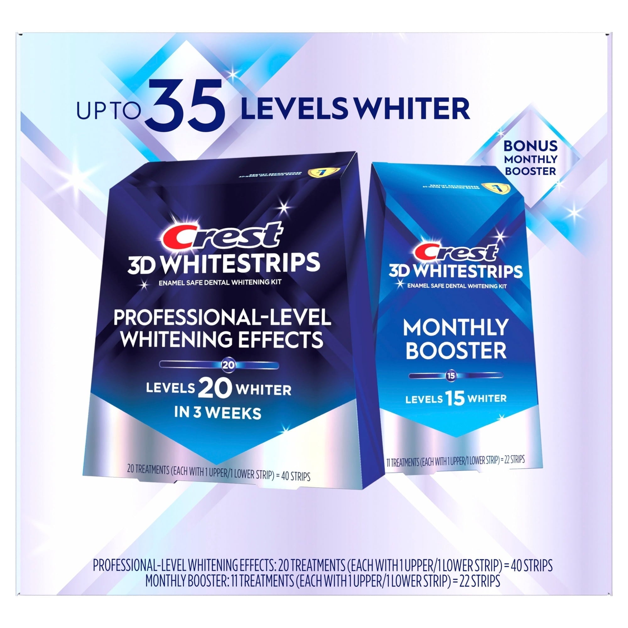 Crest 3D Whitestrips Professional Effects & Supreme Bright Whitening Kit