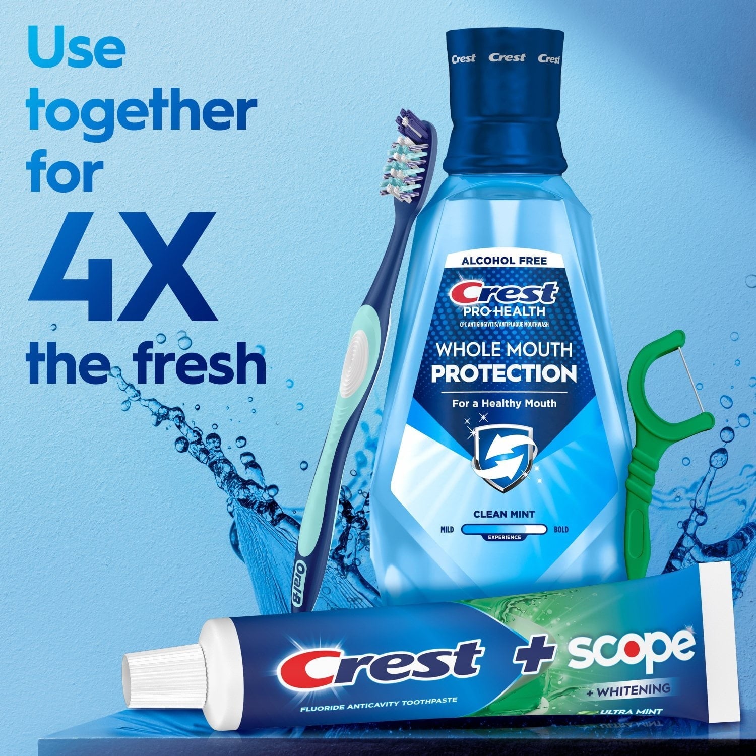 Crest Complete + Scope Outlast Ultra Toothpaste, 6.3 oz., 5 pk. (PACK OF 3 )