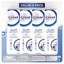 Crest Gum Detoxify Ultra toothpaste value 4-pack tray with four tubes