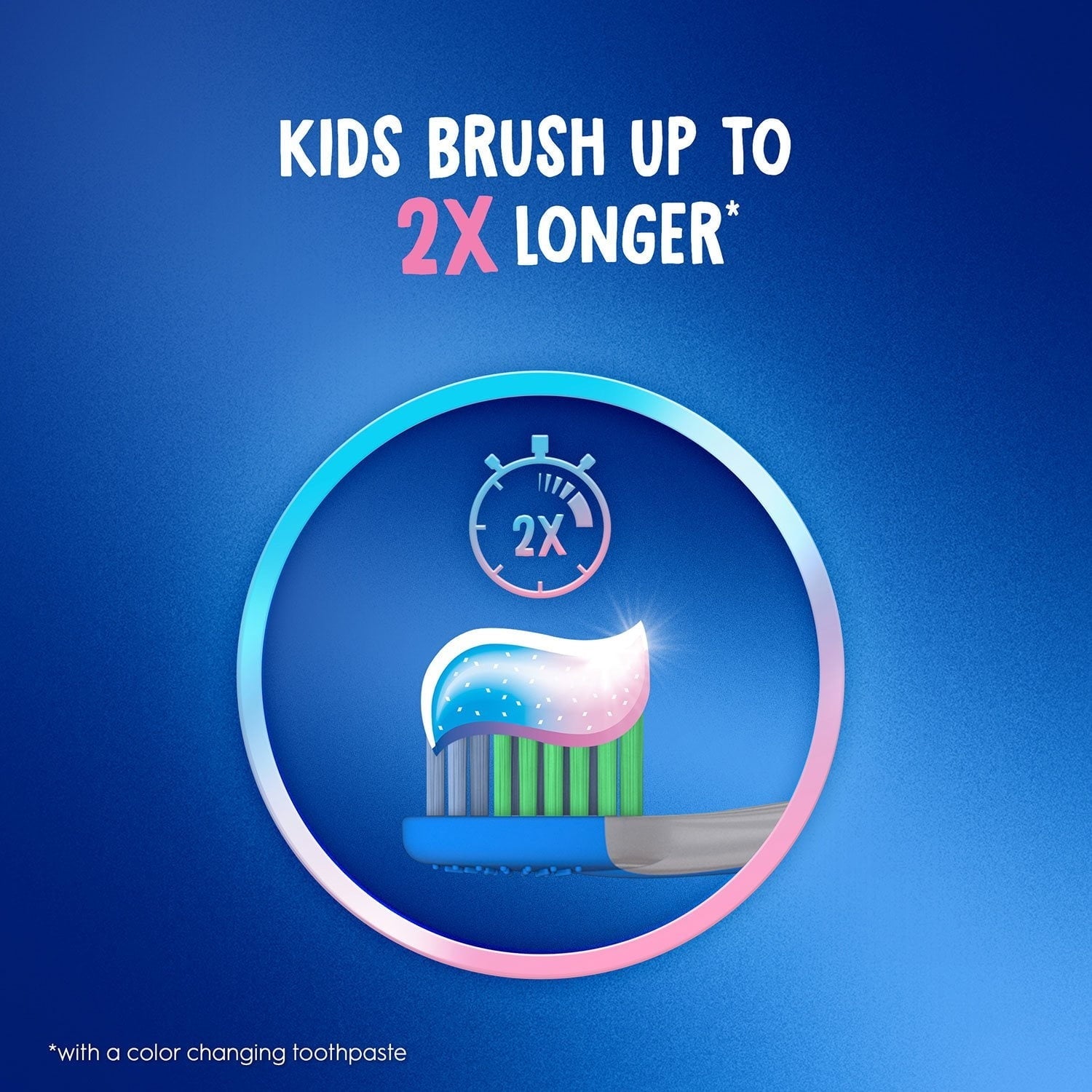 Crest Kid's Advanced Color Changing Toothpaste, Bubblegum, 4.2 oz., 4 pk.