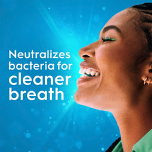 Crest Clean Breath themed ad with smiling person profile; toothpaste tube not visible