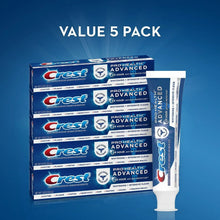 Crest Pro-Health Advanced whitening toothpaste 5-pack with squeeze tube