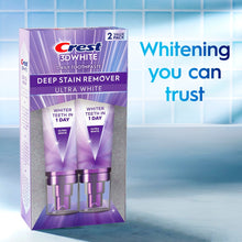 Crest 3DWhite Deep Stain Remover ultra white 2-pack box
