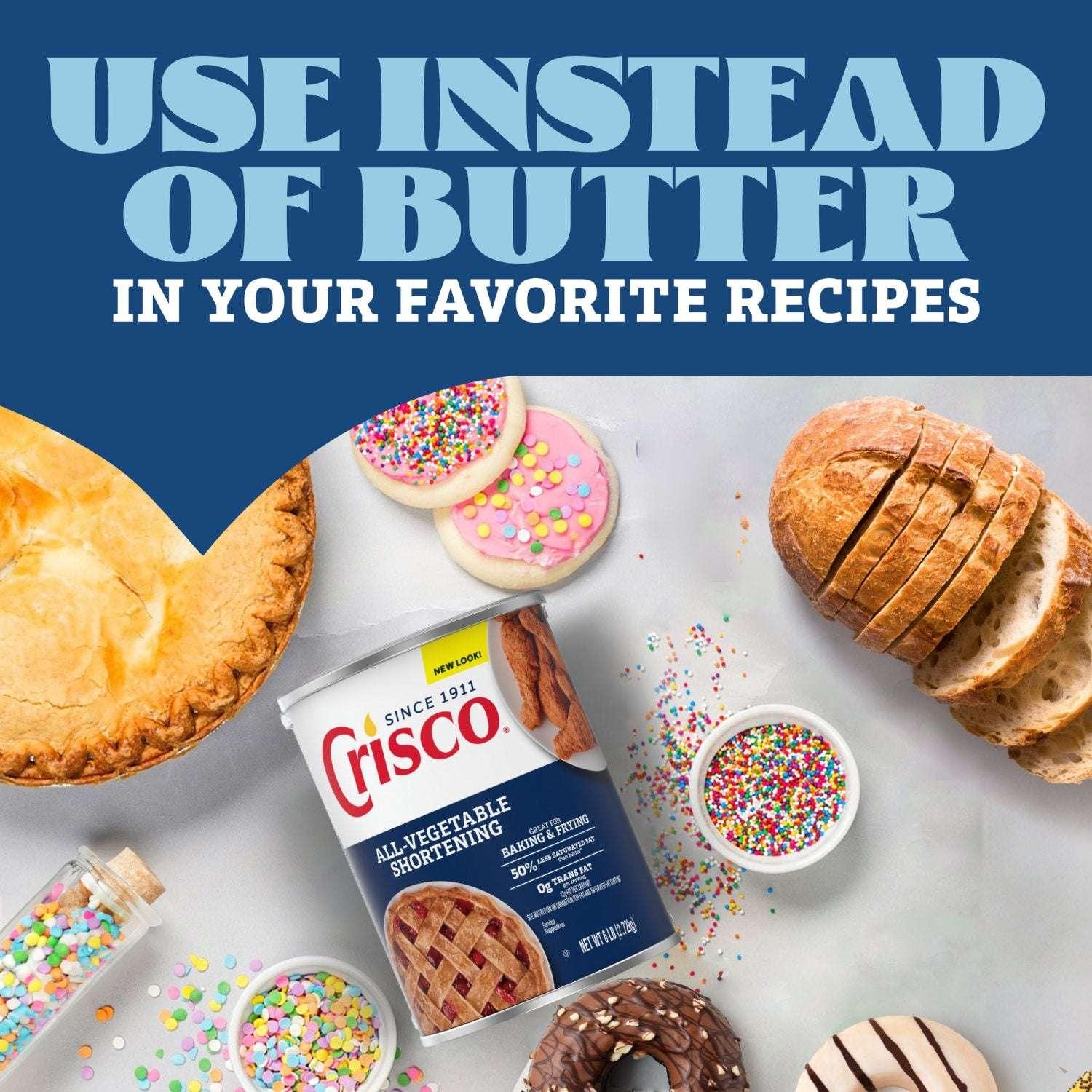 Crisco All-Vegetable Shortening, 96oz. - USA MEGA SHOP
