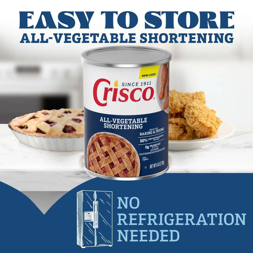 Crisco All-Vegetable Shortening, 96oz. - USA MEGA SHOP