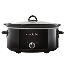 Black Crock-Pot manual slow cooker with domed lid and side handles