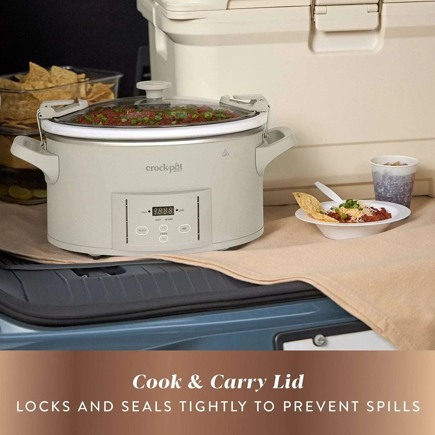 Crock-Pot Design Series 7-Quart Cook & Carry Slow Cooker