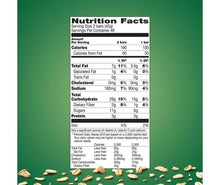 Nutrition Facts panel for granola bars, serving size 2 bars (42 g)