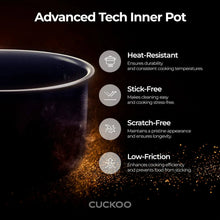 Rice cooker inner pot close-up showing the cooking surface