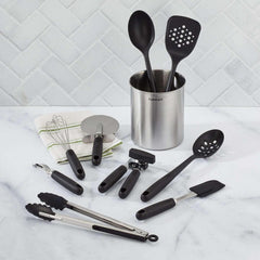 Cuisinart 10-Piece Primary Tool & Gadget Set with Stainless Steel Crock