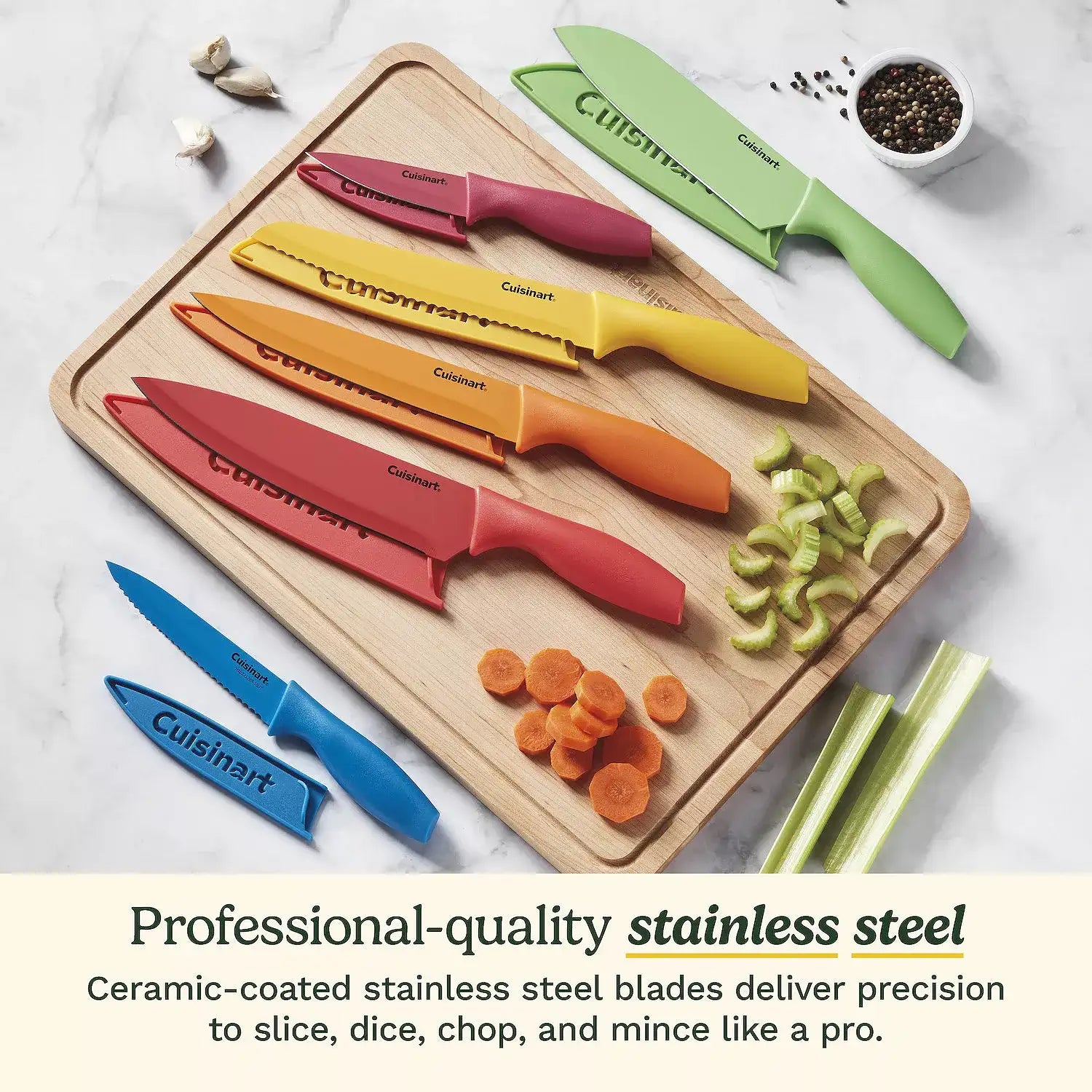 Cuisinart® Advantage 12-pc. Ceramic-Coated Cutlery Set