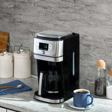 Cuisinart 12-cup burr grind & brew coffeemaker with stainless top and display