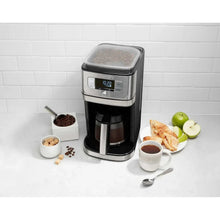 Cuisinart 12-cup burr grind & brew coffeemaker with black carafe and LCD screen