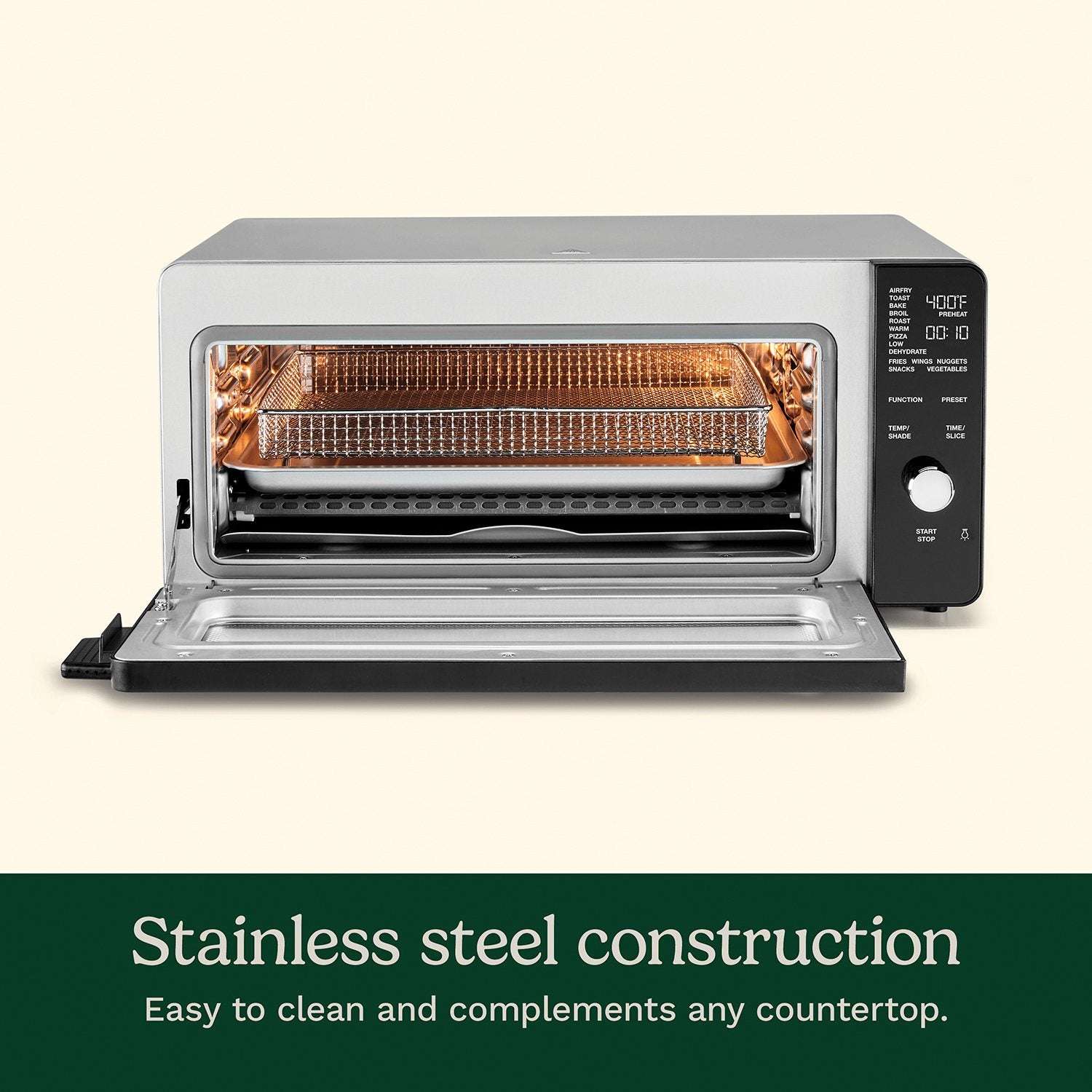 Cuisinart 14-in-1 Space-Saving Digital Air Fryer Oven with 2-in-1 9"x13" Pan