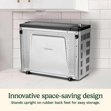 Cuisinart air fryer oven upright with front door and perforated side panel