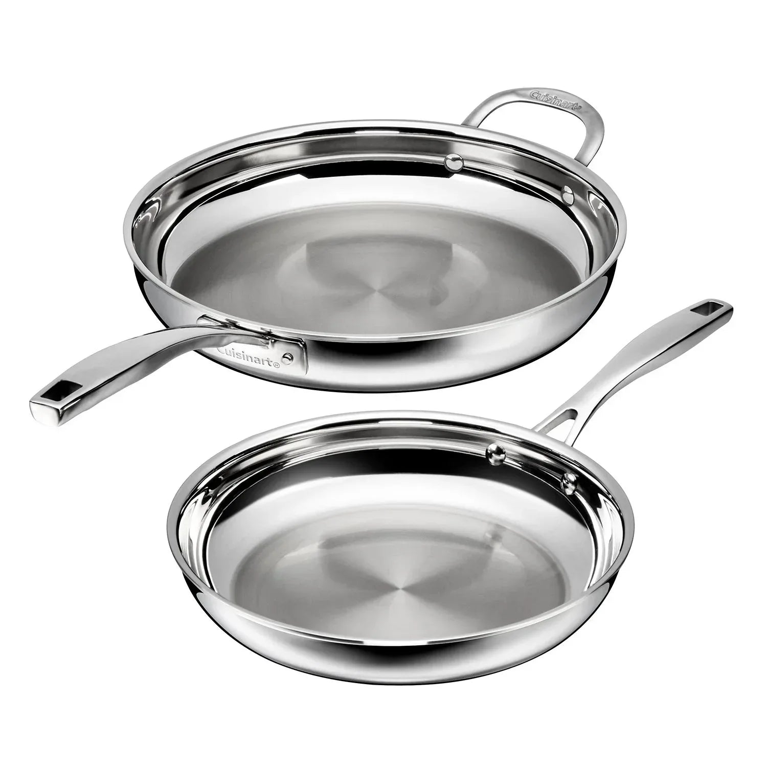 Cuisinart 2-Piece Premium Tri-Ply 10” & 12” Skillet Set