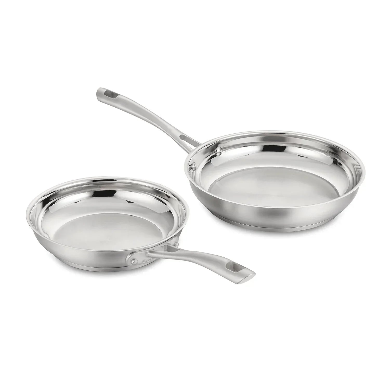 Cuisinart 2-Piece Stainless Steel 8” & 10” Skillet Set