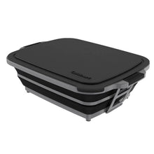 Cuisinart expandable prep and serve tub with dark lid and tiered base