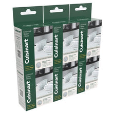 Cuisinart charcoal water filter 12-pack, boxed set with filter pads pictured