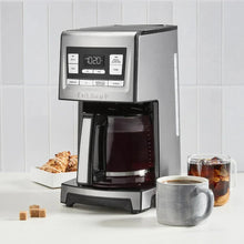 14-cup programmable coffee maker with digital display and black carafe window