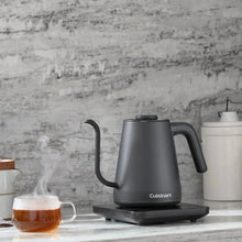 Cuisinart digital gooseneck kettle, matte black, with curved spout and base