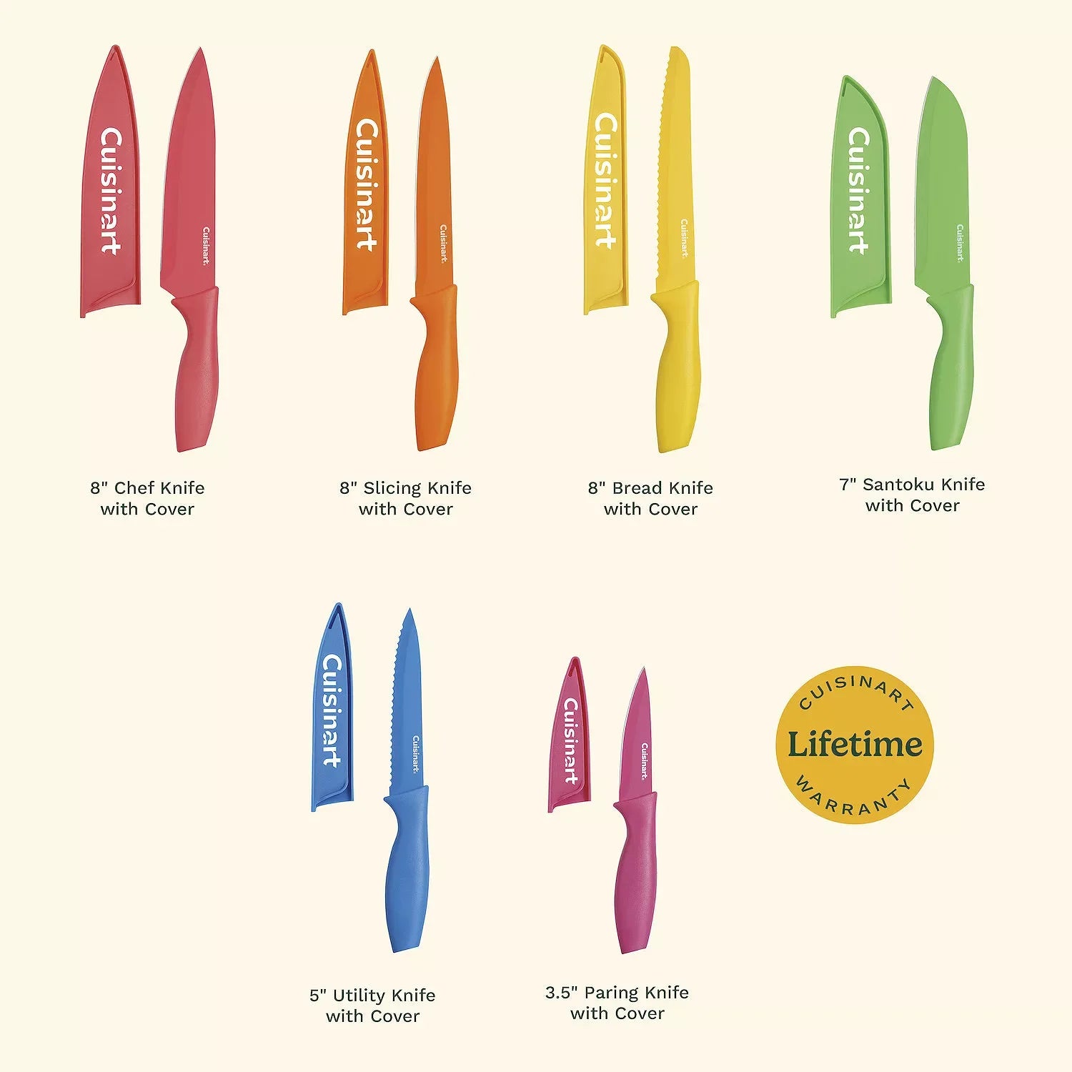 Cuisinart® Advantage 12-pc. Ceramic-Coated Cutlery Set