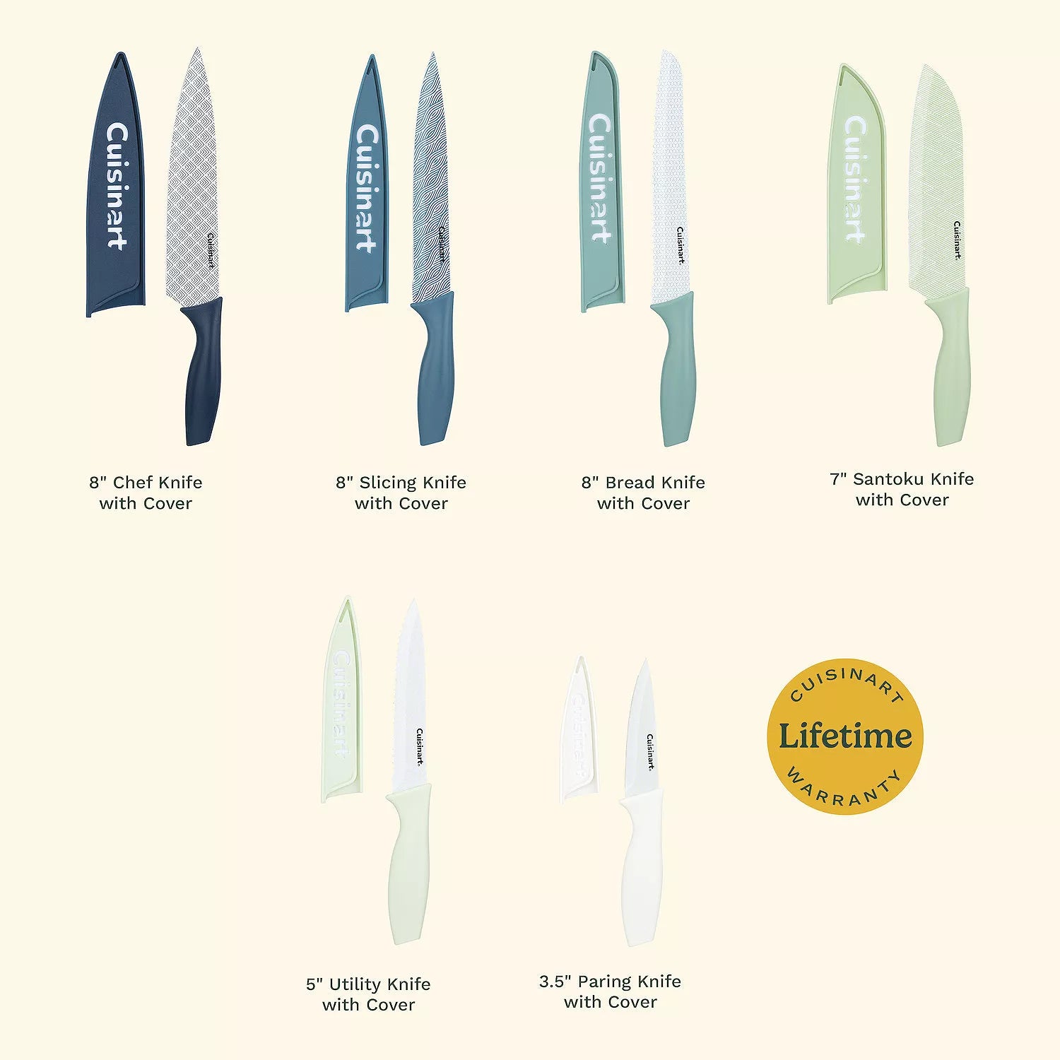Cuisinart® Advantage 12-pc. Ceramic-Coated Cutlery Set