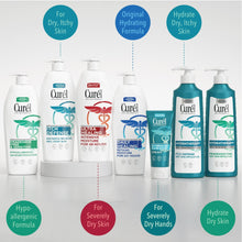 Fragrance-free lotion multipack with white pump bottles, including teal and white labels.