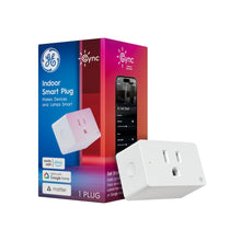 Indoor smart plug with two outlets, white plug and retail package