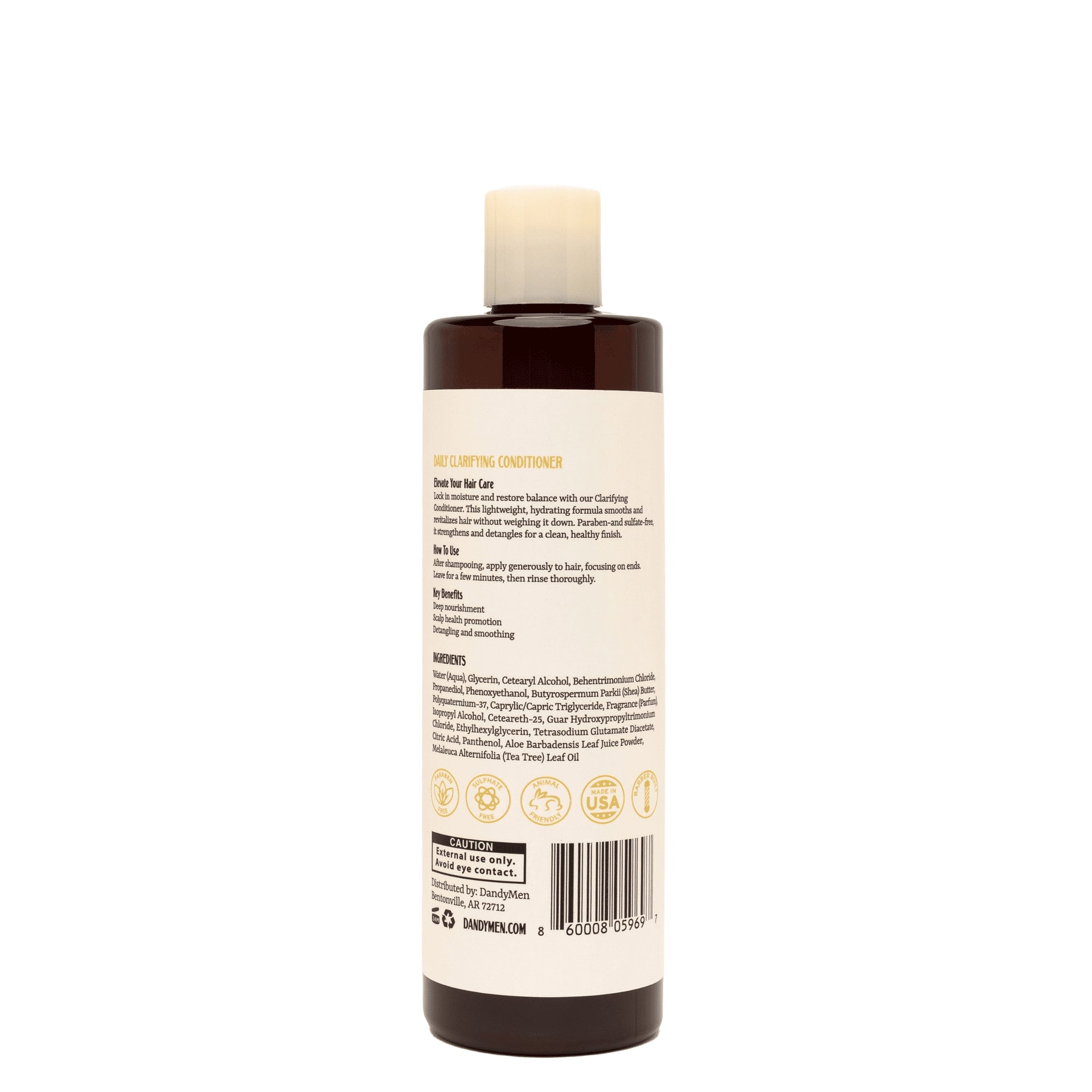 DANDYMEN COLLECTION Daily Use Clarifying Conditioner 11.83 fl oz Tobacco Vanilla
