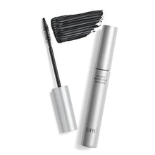 DHC glossy black mascara tube with applicator wand
