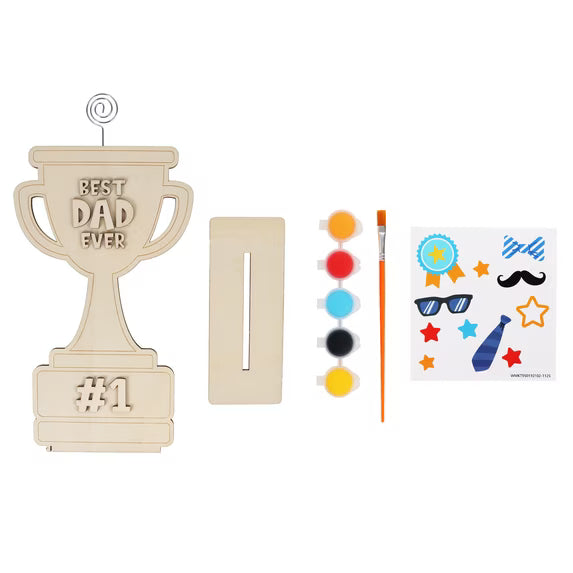 DIY Trophy Arts and Crafts Kit, 5 Pieces, Father's Day by Way To Celebrate