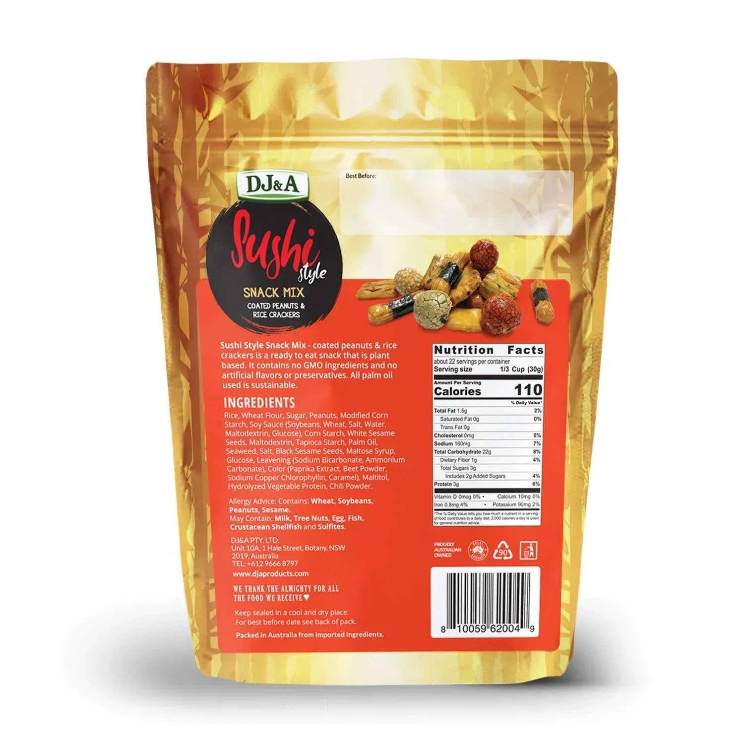 DJ & A Sushi Snack Mix 22.9 oz.