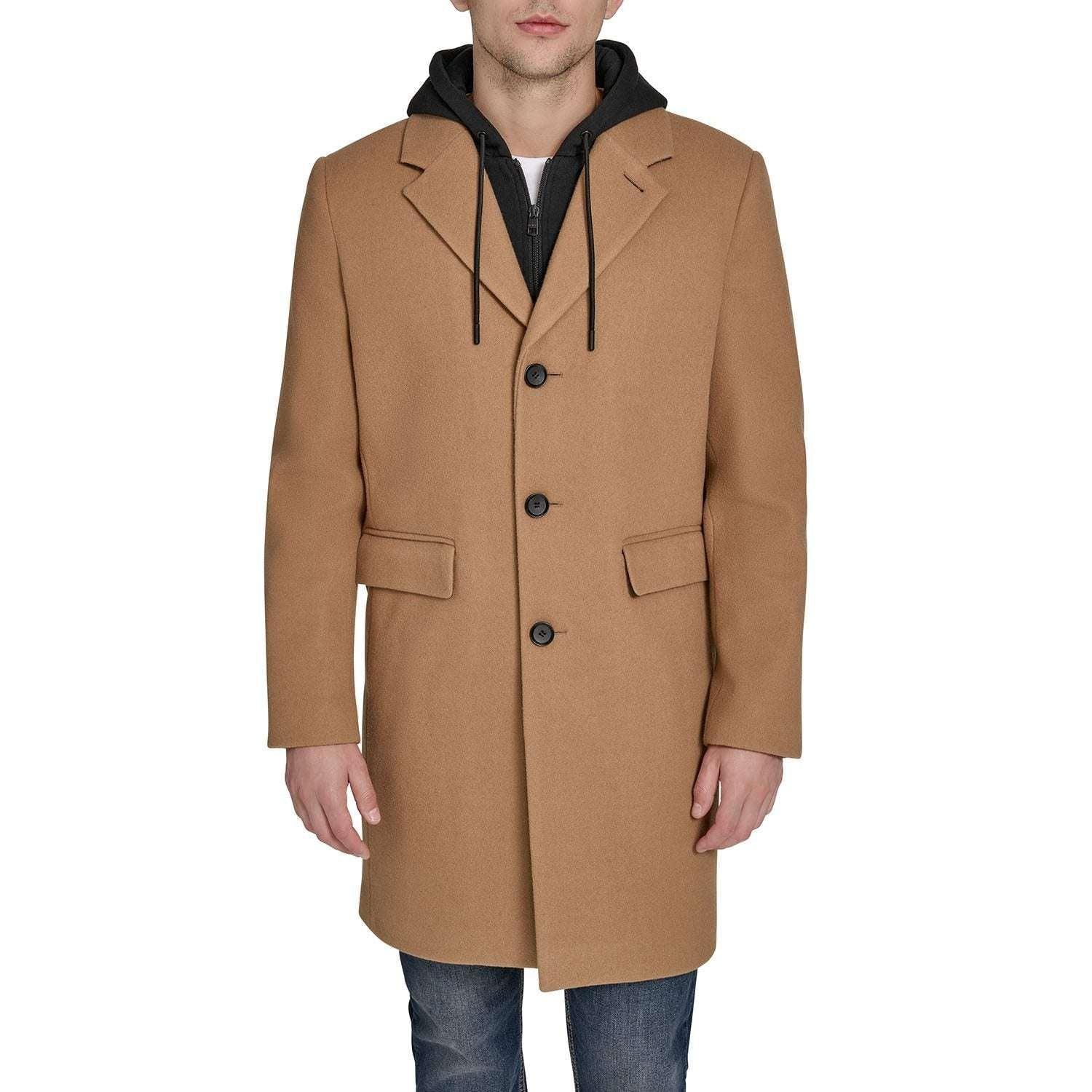 DKNY Men's Hooded Coat - USA MEGA SHOP