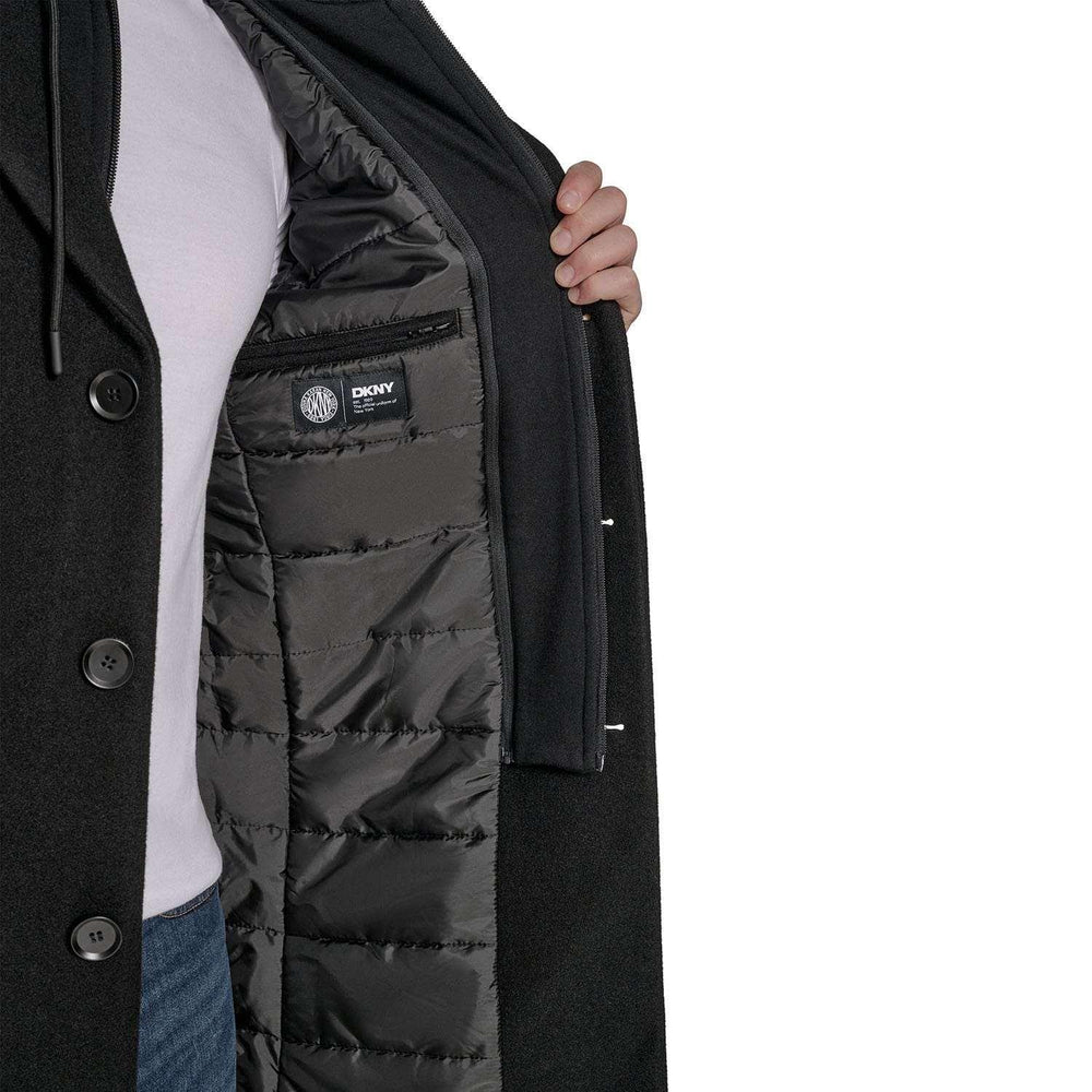 DKNY Men's Hooded Coat - USA MEGA SHOP
