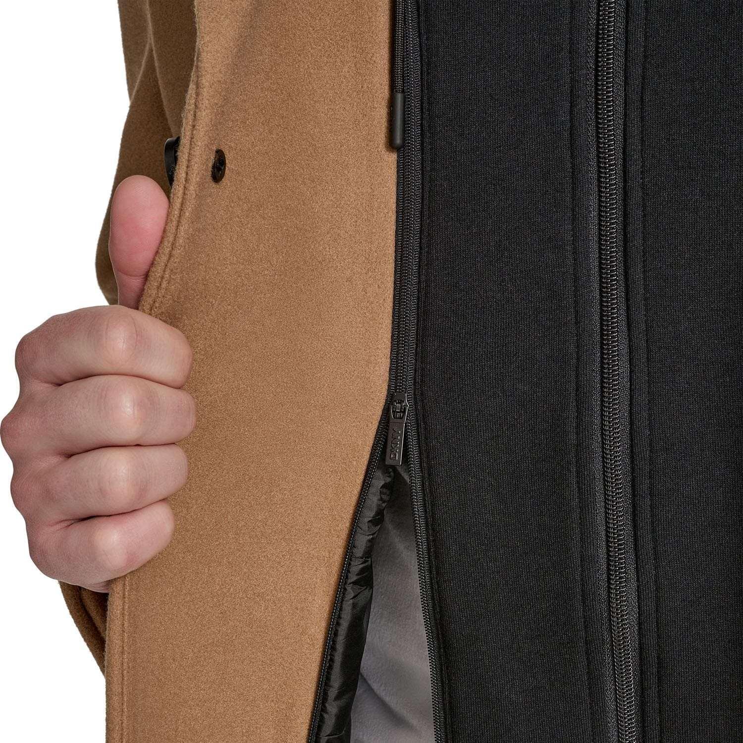 DKNY Men's Hooded Coat