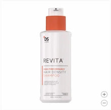 DS Laboratories Revita shampoo bottle with orange cap and white front label