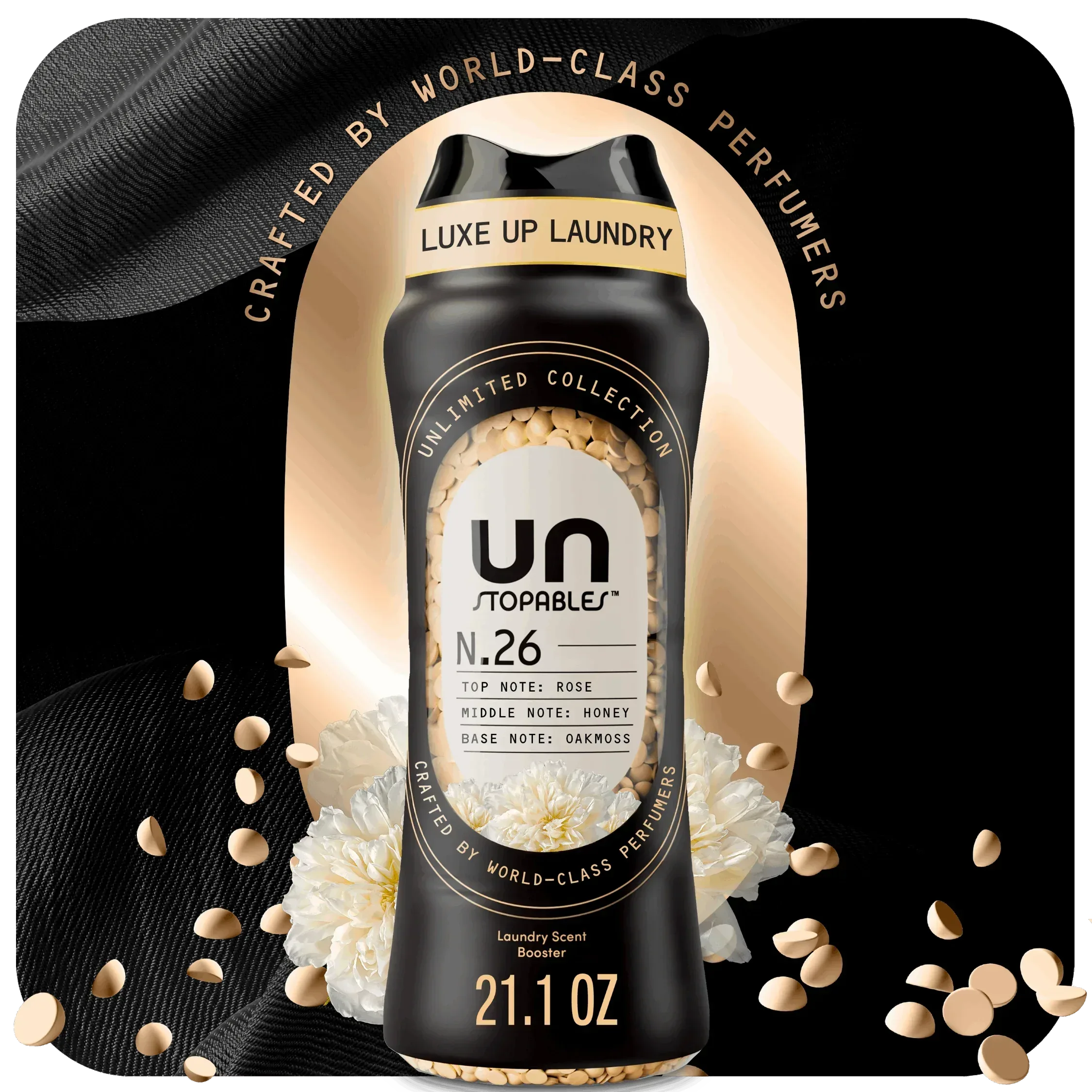 Downy Unstopables Unlimited Collection In-Wash Laundry Scent Booster Beads, N.26 Scent, 4.8 oz