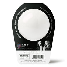 Bath bomb package back panel with circular blank window and barcode