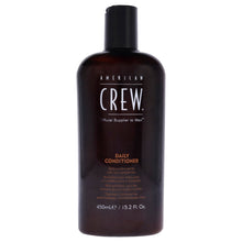 American Crew Daily Conditioner men's conditioner bottle, 15.2 fl oz, dark amber with black cap