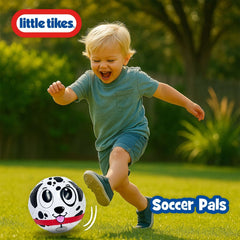 Pelota de fútbol Little Tikes Soccer Pal - Balón de fútbol de juguete de talla 3 para niños, para jugar en interiores y exteriores, balón con personajes para niños pequeños