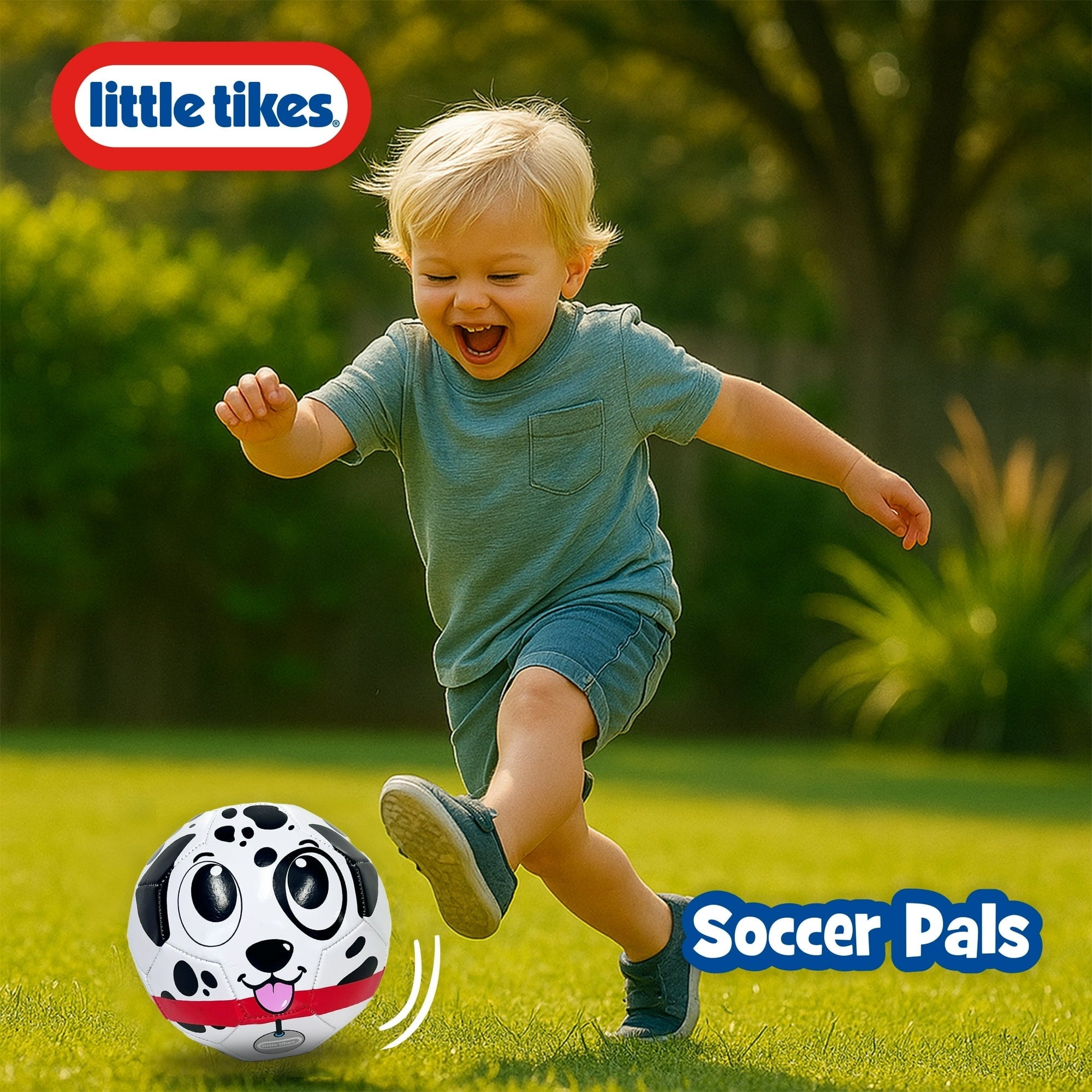 Little Tikes Soccer Pal - Size 3 Soccer Ball Toy for Kids, Indoor and Outdoor Play, Character Ball for Toddlers