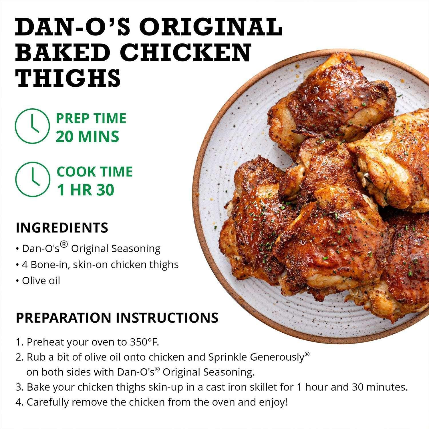 Dan-O's Original Seasoning, 8.9 oz. - USA MEGA SHOP