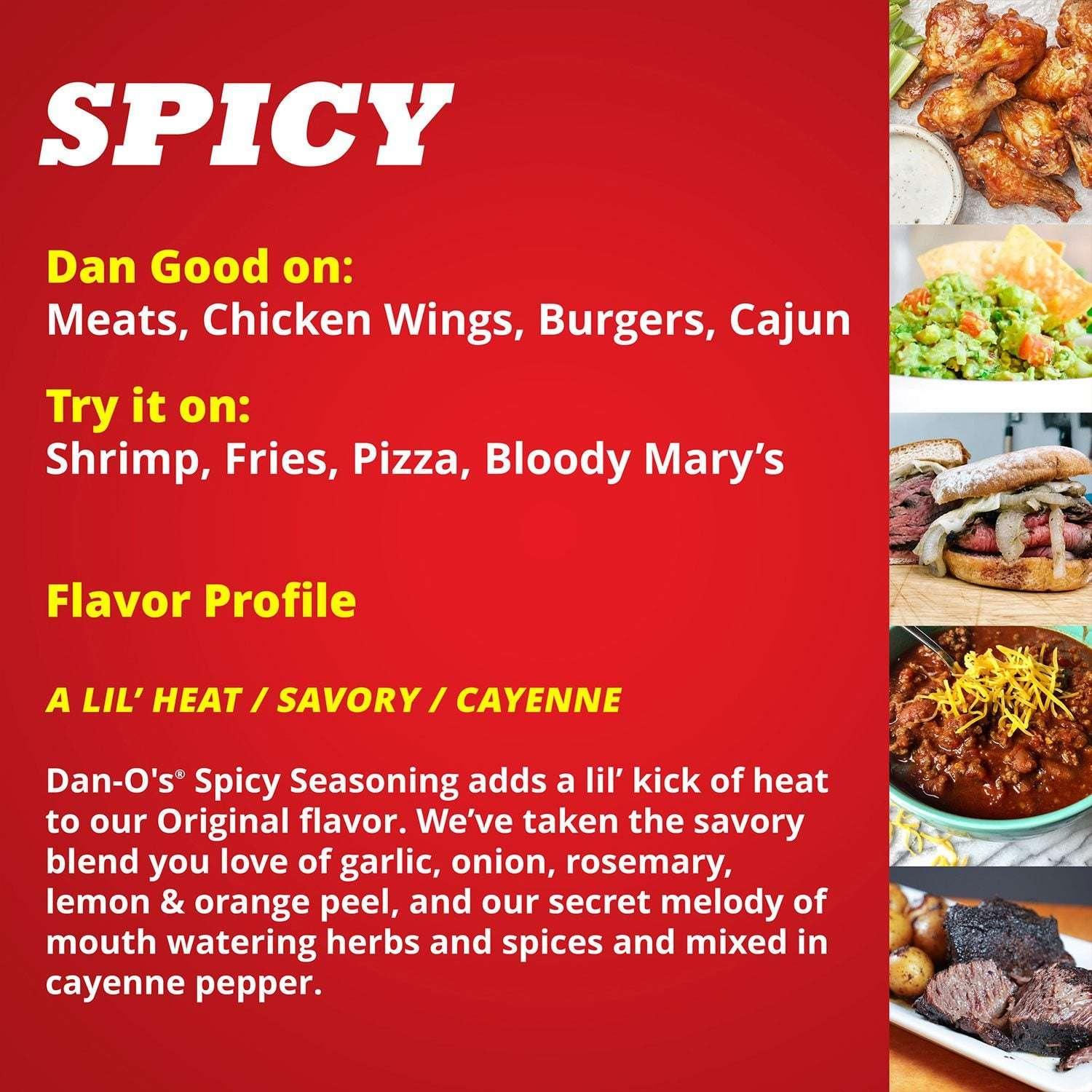 Dan-O's Spicy Seasoning, 8.9 oz. - USA MEGA SHOP