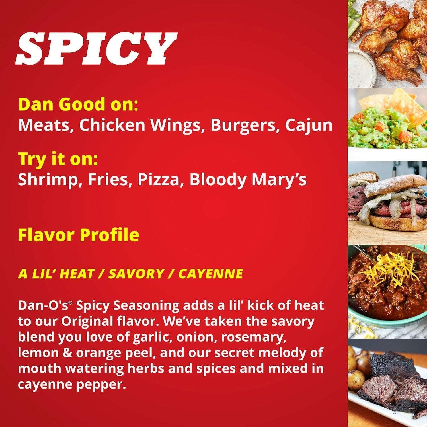 Dan-O's Spicy Seasoning, 8.9 oz.