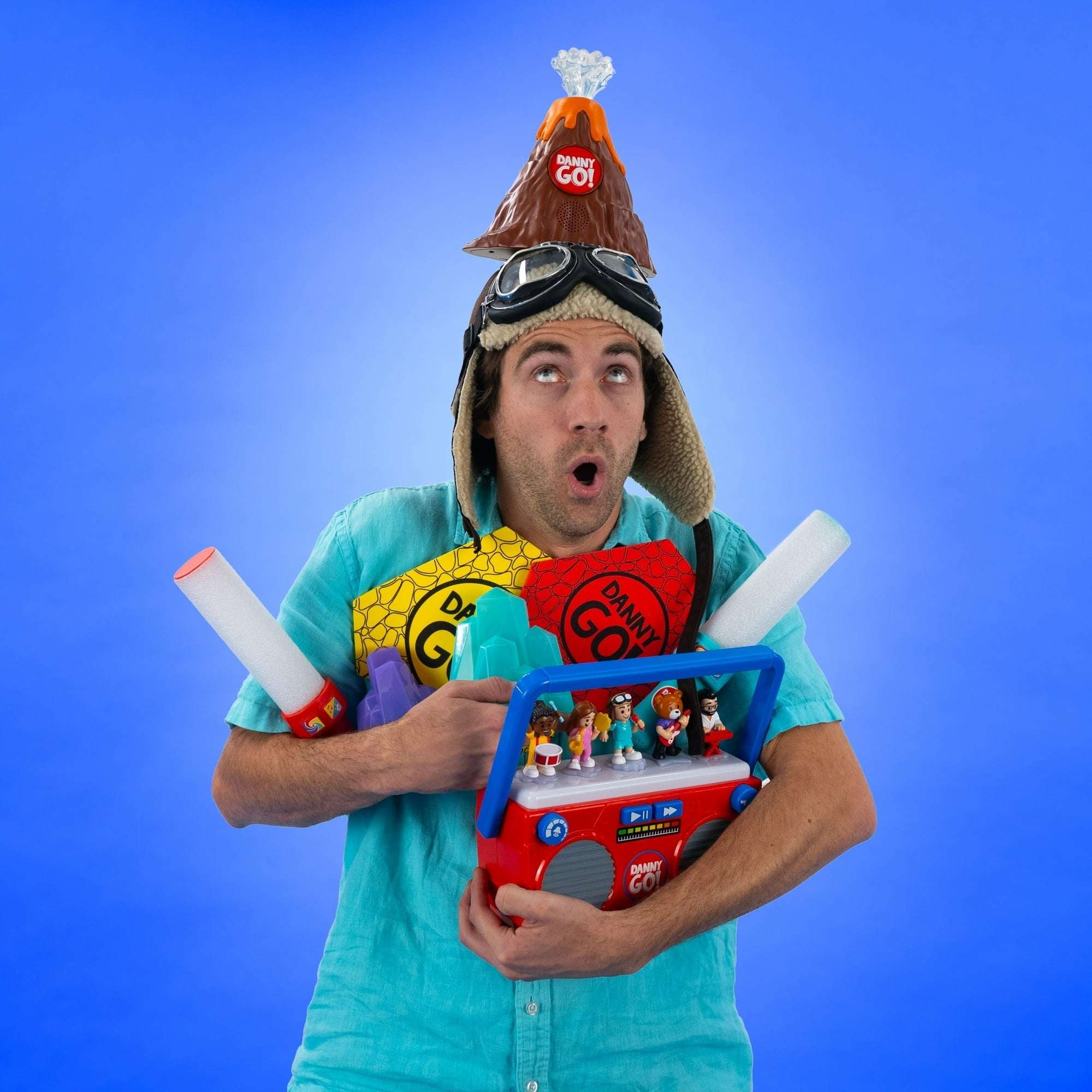 Danny Go! Color Beat Light-Up Musical Drumsticks Officially Licensed Toy for Kids Ages 3 and up