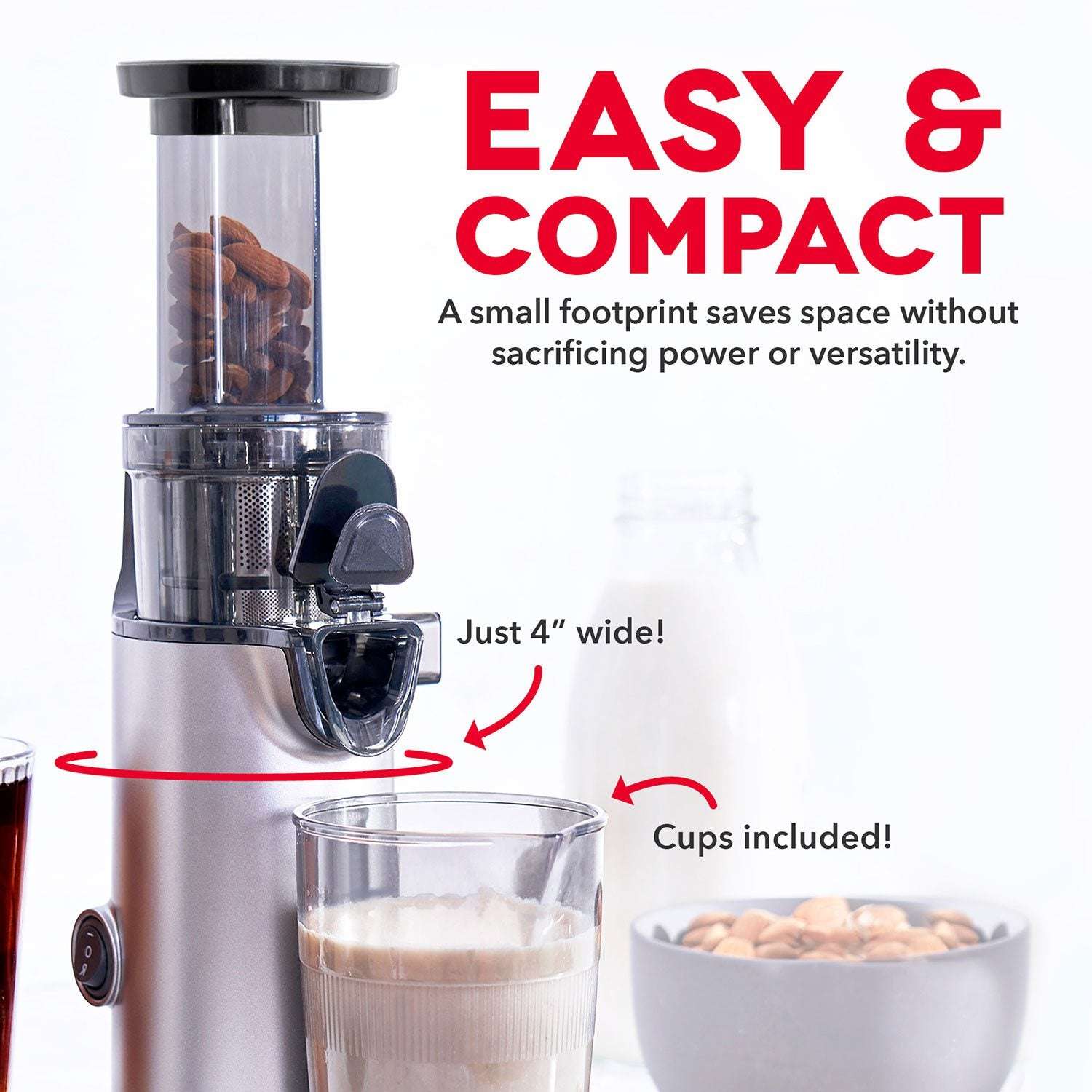 Dash Compact Cold Press Power Juicer