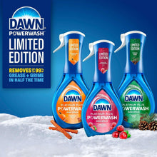 Set of three Dawn Powerwash Limited Edition dish spray bottles with different scent labels