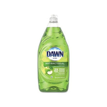Dawn Ultra antibacterial dishwashing liquid bottle, green, Apple Blossom scent