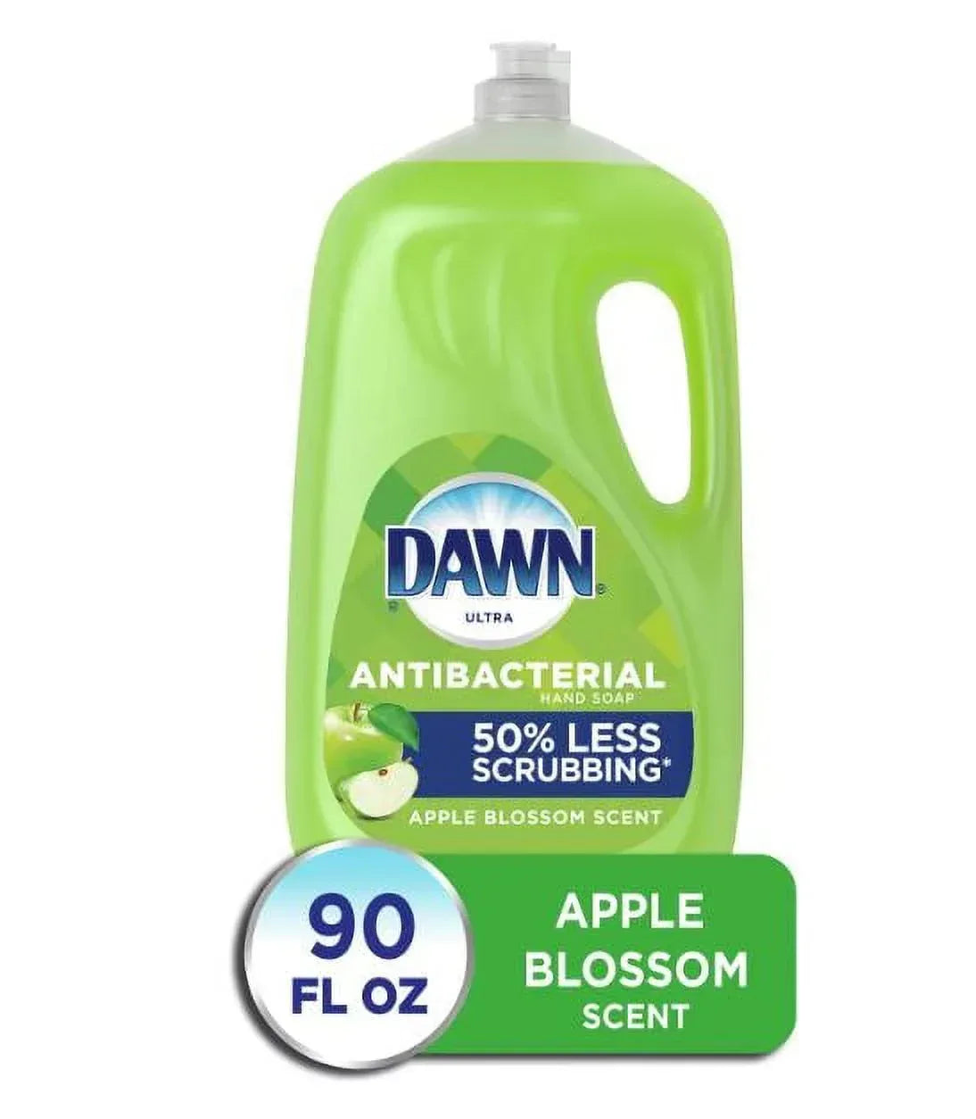 Dawn Ultra Antibacterial Liquid Hand Soap, Apple Blossom Scent, 70 fl oz